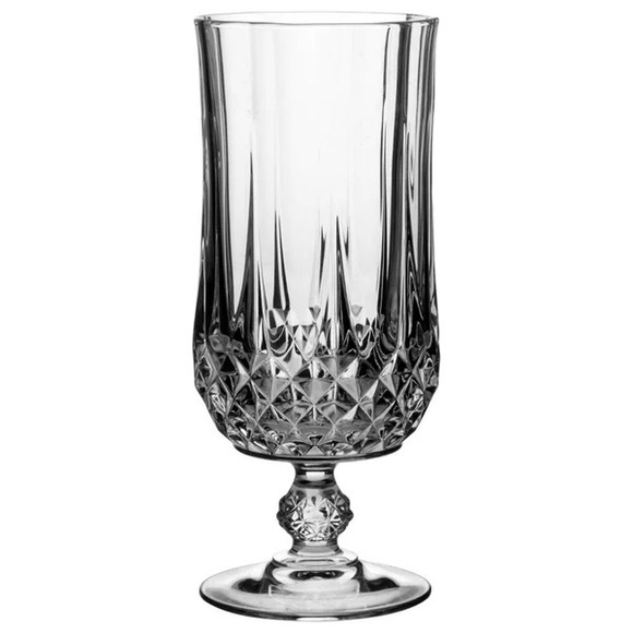 4) Longchamp CRISTAL D'ARQUES-DURAND Stemware Iced Tea Glasses - Picture 3 of 5